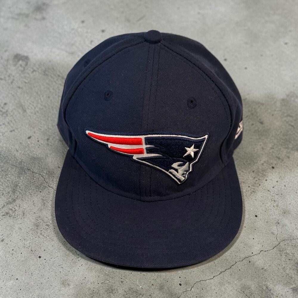 Navy Blue New England Patriots New Era 59FIFTY 7 3/8 Hat Cap Football